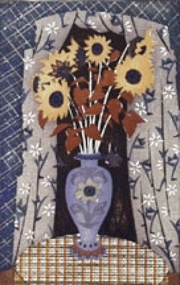 Grabado En Madera Aldrin - The Bouquet (a.k.a. The Yellow Drapes)