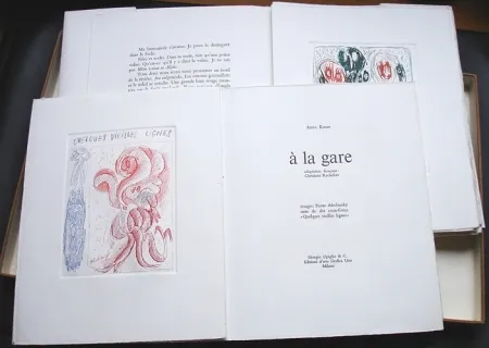 Libro Ilustrado Alechinsky - A la gare