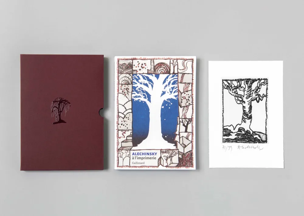 Grabado Alechinsky - A l'imprimerie 