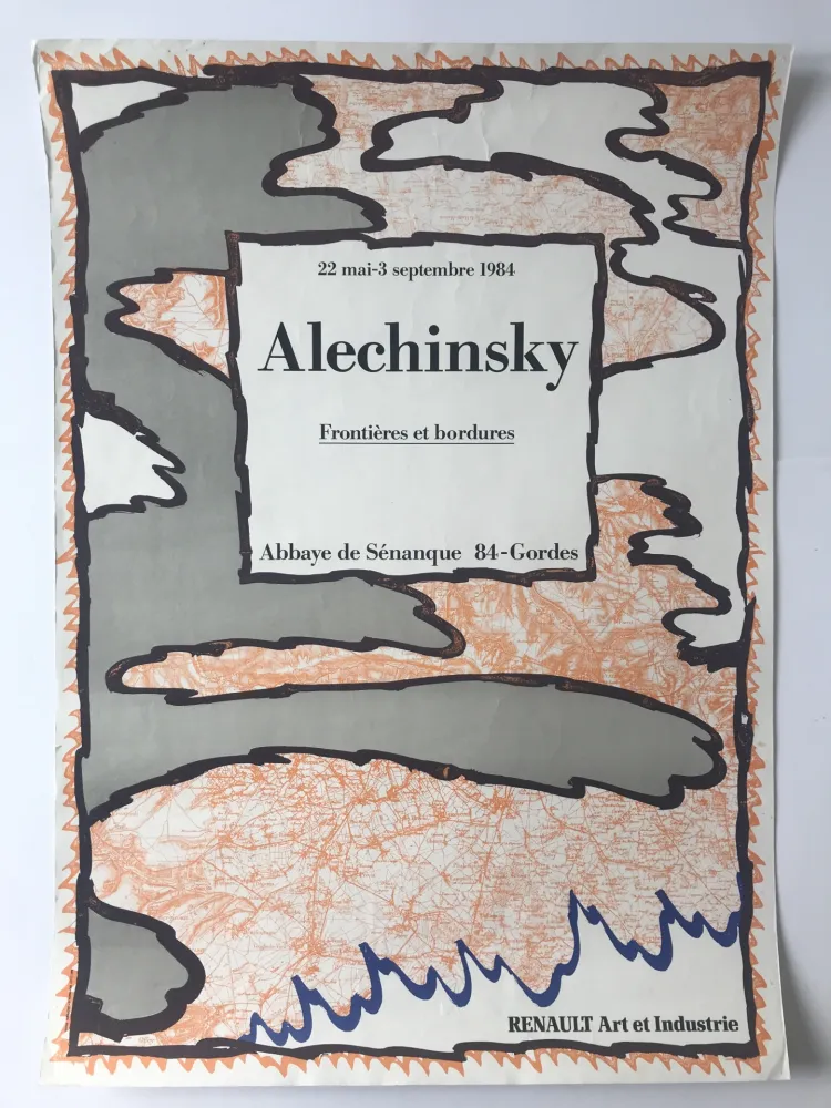 Cartel Alechinsky - Abbaye de Sénanque