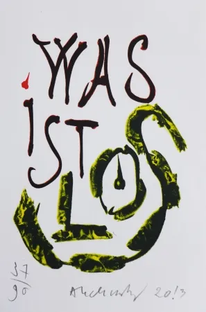 Litografía Alechinsky - Abstracts et brèves chroniques du temps