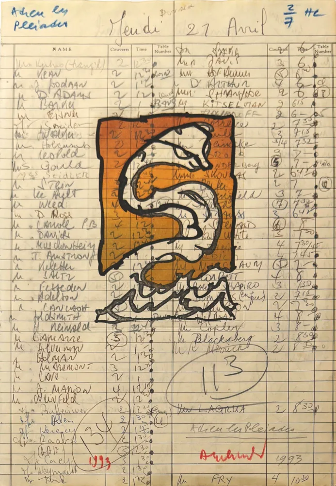 Grabado Alechinsky - Adieu les Pleiades