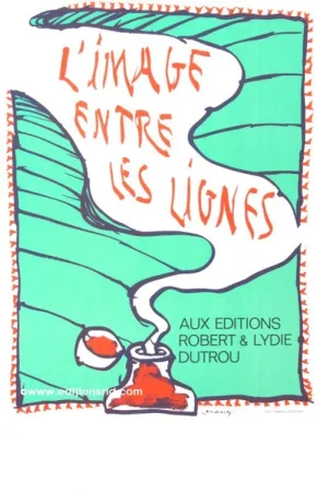 Litografía Alechinsky - Affiche image entre les lignes