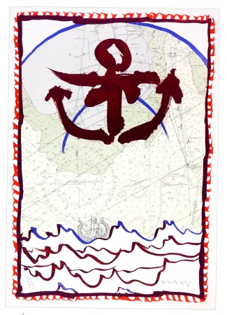 Litografía Alechinsky - Ancrage d'encre