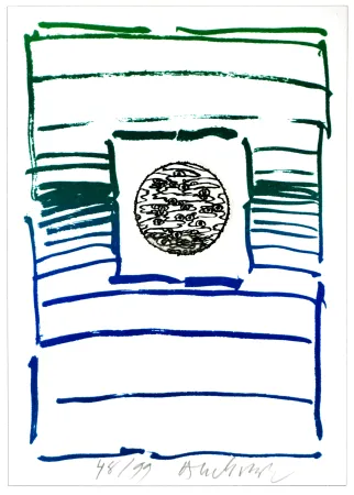 Litografía Alechinsky - André Breton/Pierre Alechinsky