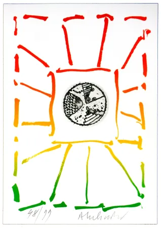 Grabado Alechinsky - André Breton/Pierre Alechinsky