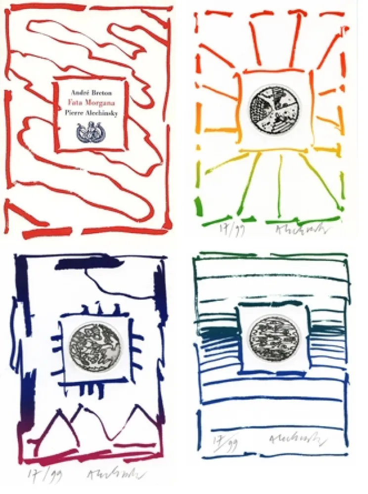 Grabado Alechinsky - André Breton/Pierre Alechinsky