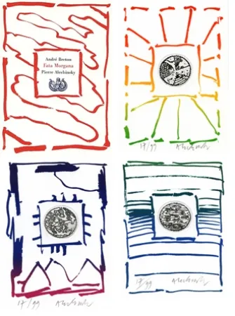 Grabado Alechinsky - André Breton/Pierre Alechinsky