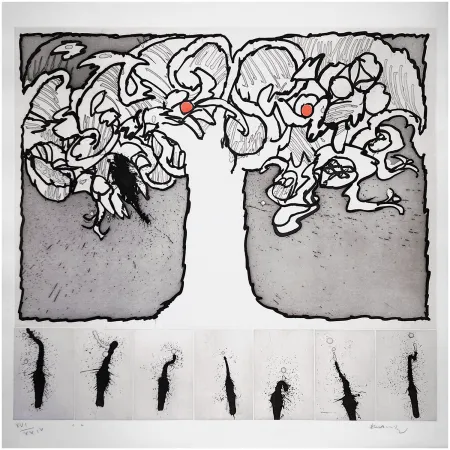 Aguafuerte Y Aguatinta Alechinsky - Arbre de vie