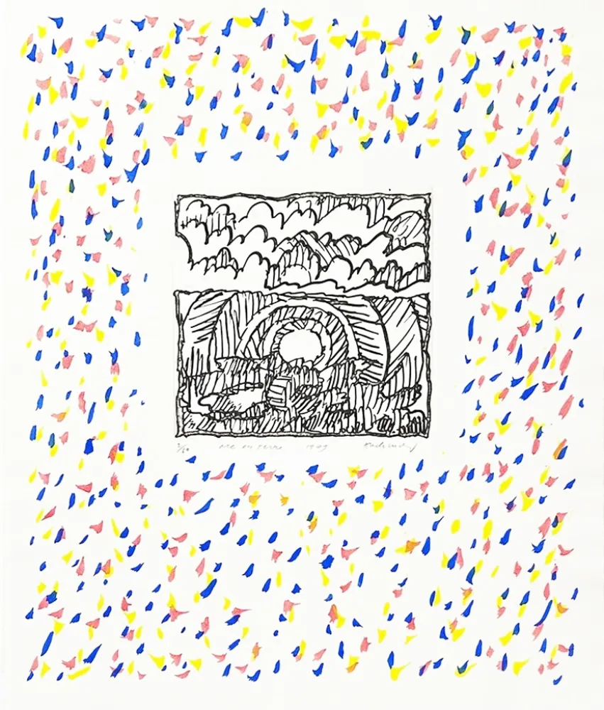 Grabado Alechinsky - Arc en terre