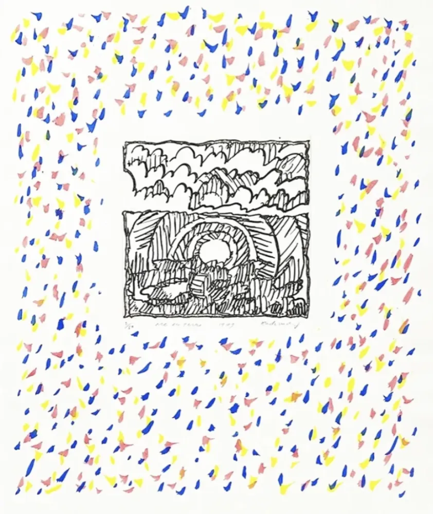 Grabado Alechinsky - Arc en terre