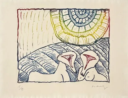 Grabado Alechinsky - Astres et désastres