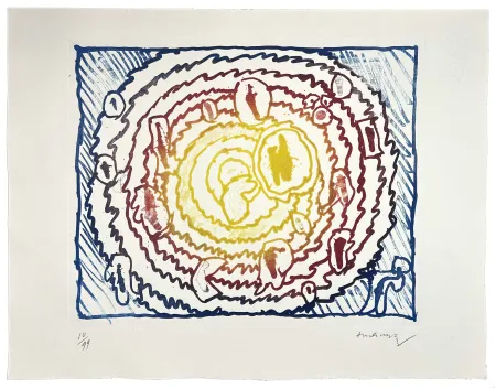 Grabado Alechinsky - Astres et désastres I