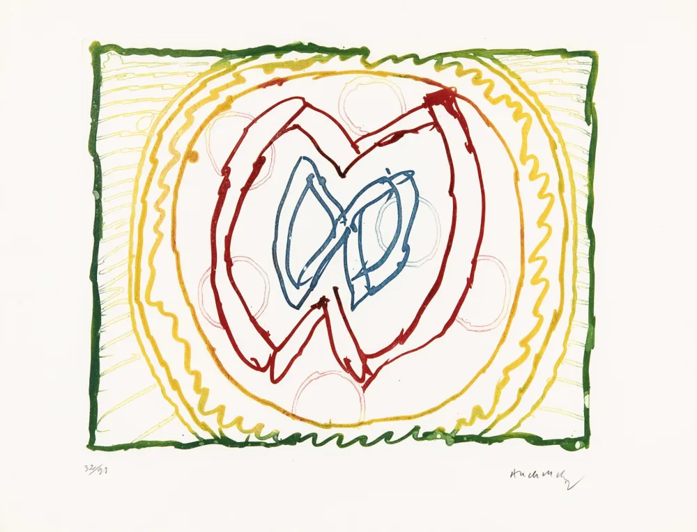 Aguafuerte Alechinsky - Astres et désastres V