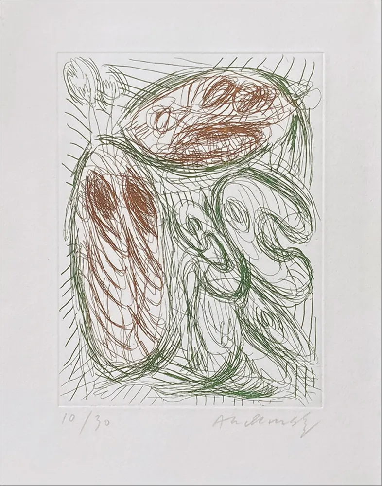 Aguafuerte Alechinsky - Attrapes-le