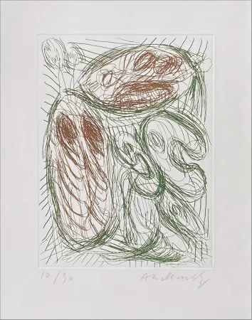 Aguafuerte Alechinsky - Attrapes-le