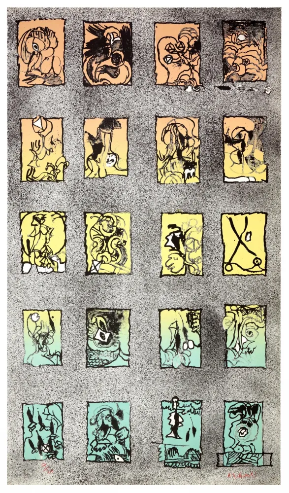 Litografía Alechinsky - Au demeurant