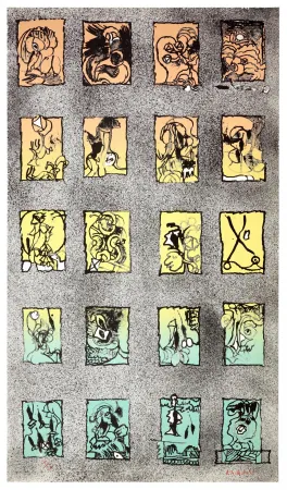 Litografía Alechinsky - Au demeurant