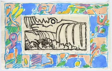 Aguafuerte Y Aguatinta Alechinsky - Autour de chute