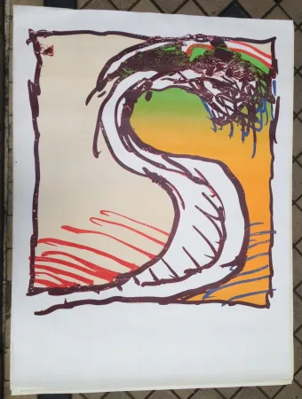 Litografía Alechinsky - Avant la lettre