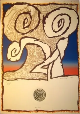 Aguafuerte Alechinsky - Avignon