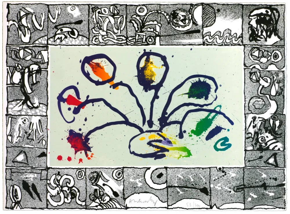 Litografía Alechinsky - Bâbord