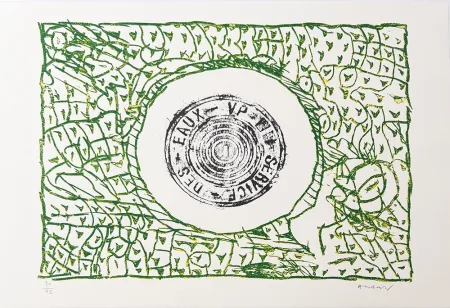 Litografía Alechinsky - Bouche d'eau