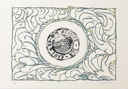 Litografía Alechinsky - Bouche d'eau
