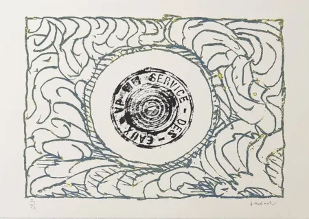 Litografía Alechinsky - Bouche d'eau