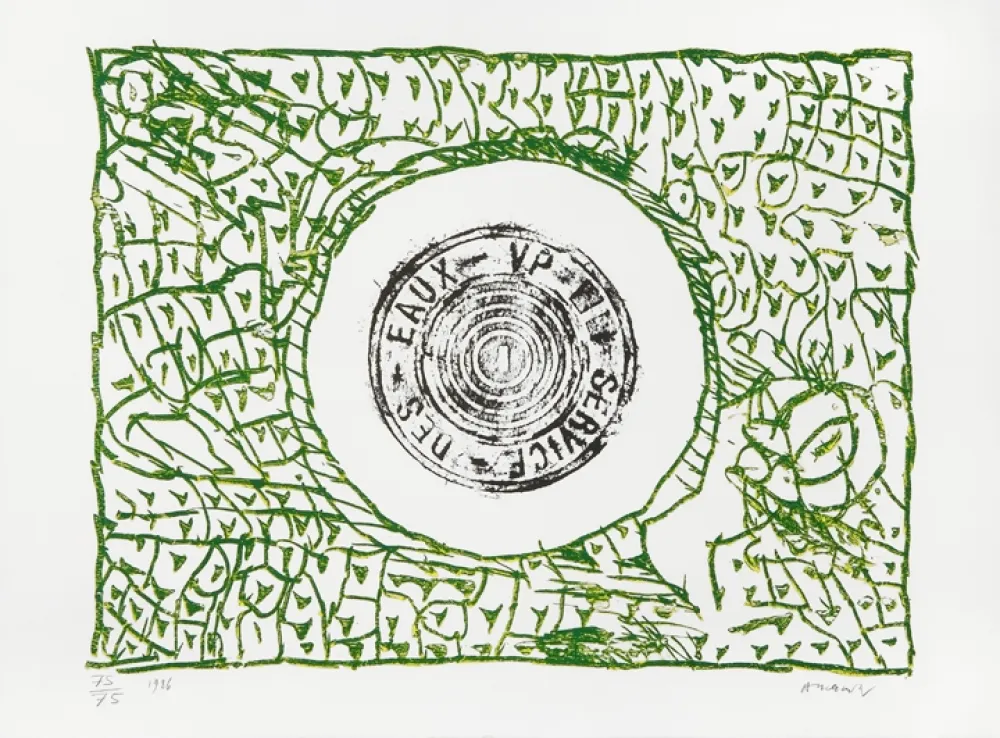 Litografía Alechinsky - Bouche d'eau I 