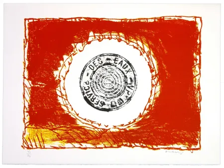 Litografía Alechinsky - Bouche d'eau II