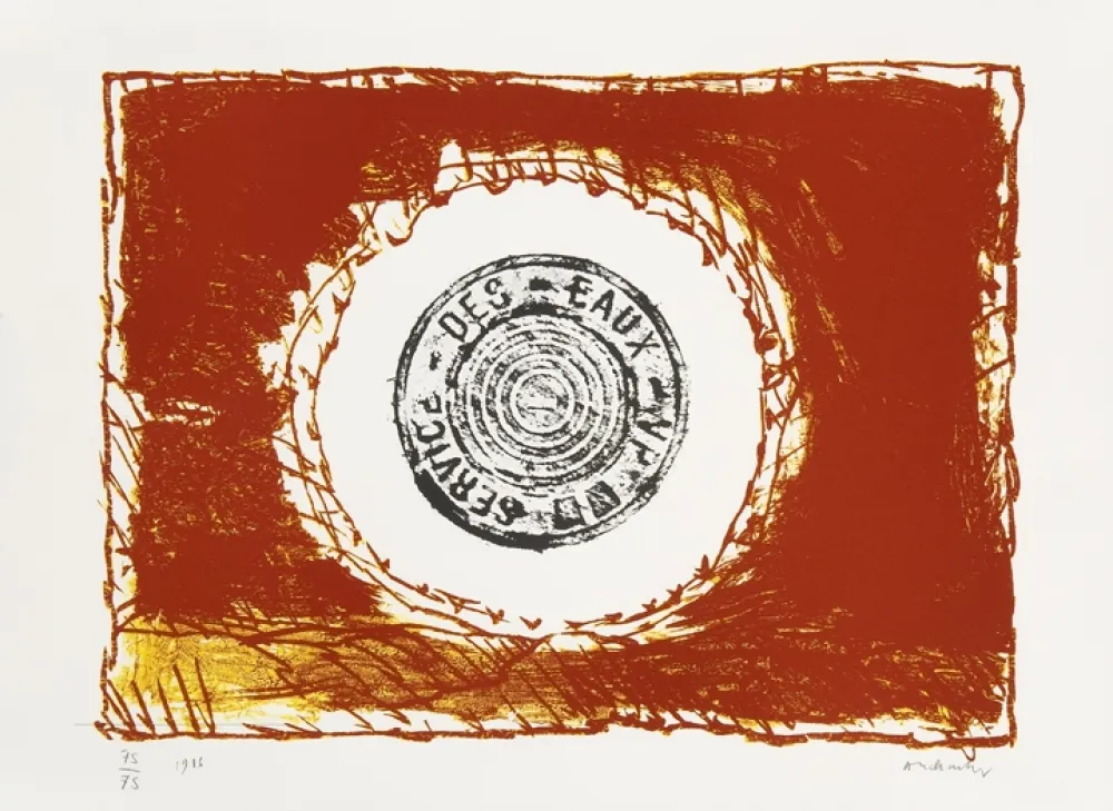 Litografía Alechinsky - Bouche d'eau II