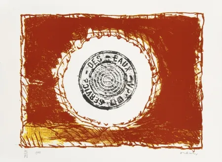 Litografía Alechinsky - Bouche d'eau II