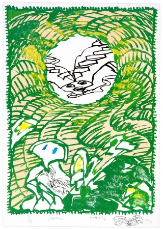 Litografía Alechinsky - Capture