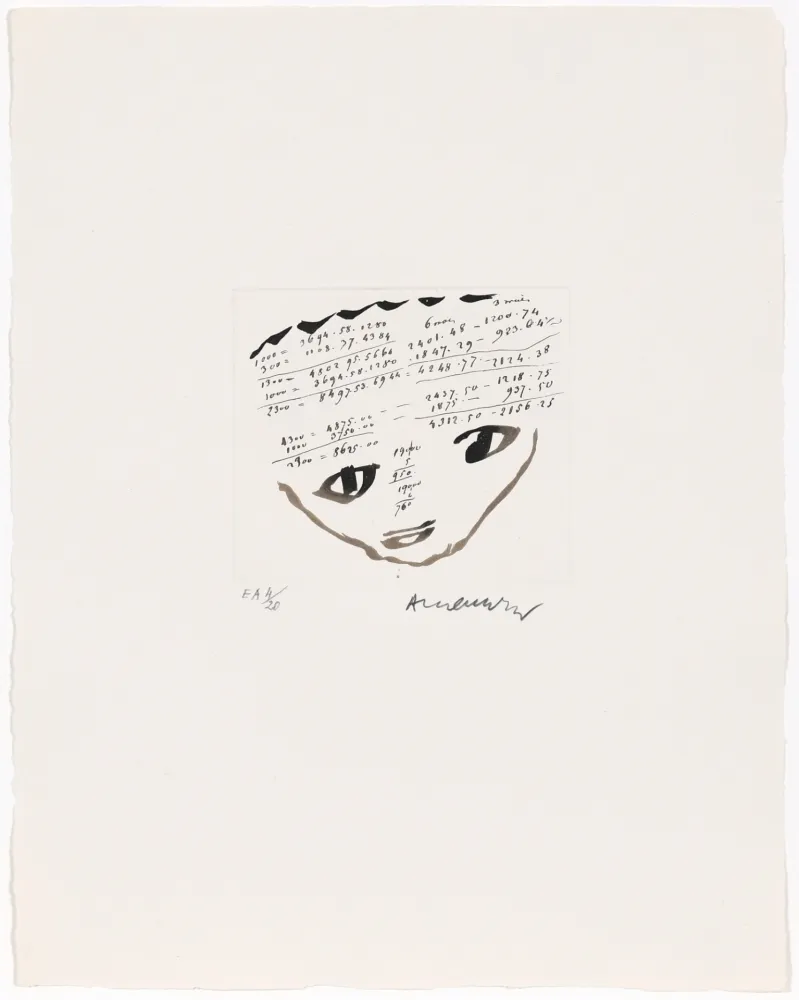 Aguafuerte Alechinsky - Carta Canta 01