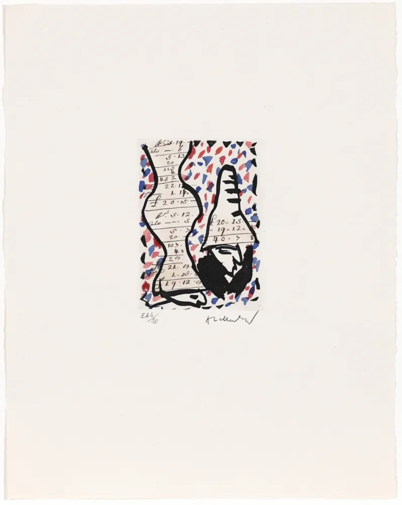 Aguafuerte Alechinsky - Carta Canta 07