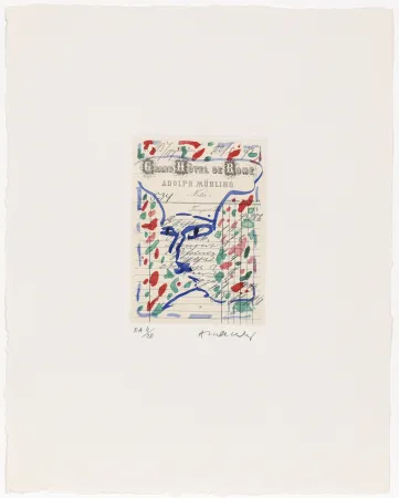 Aguafuerte Alechinsky - Carta Canta 10