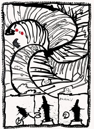 Aguafuerte Alechinsky - Centrifuge