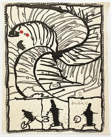 Grabado Alechinsky - Centrifuge