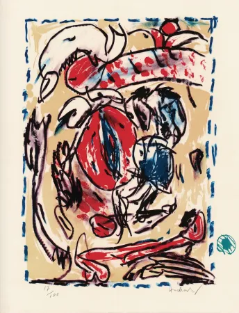 Litografía Alechinsky - Cerclitude