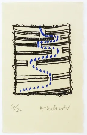 Grabado Alechinsky - Chicanes