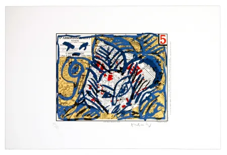 Litografía Alechinsky - Cinquième arrondissement (Paris)