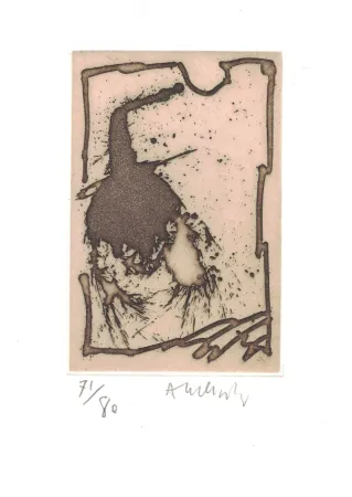 Aguafuerte Alechinsky - '' Cobra ''