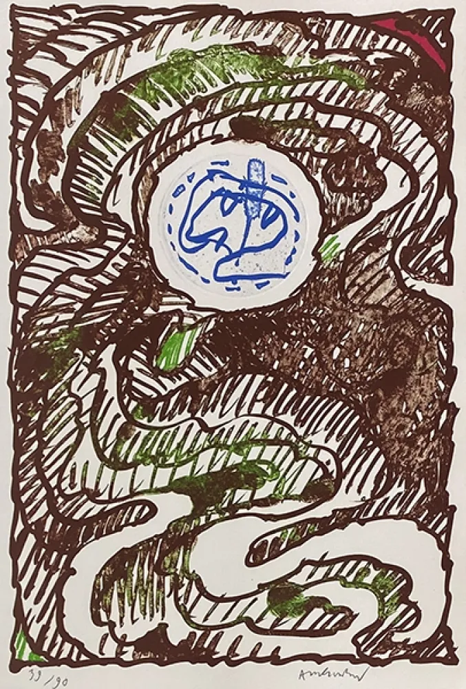 Grabado Alechinsky - Composition