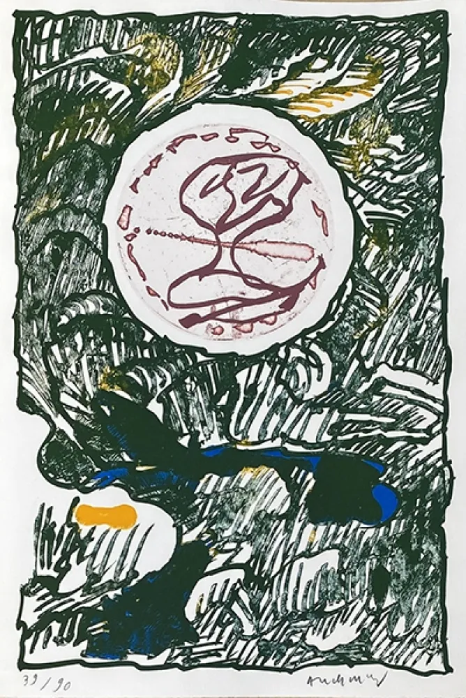 Grabado Alechinsky - Composition