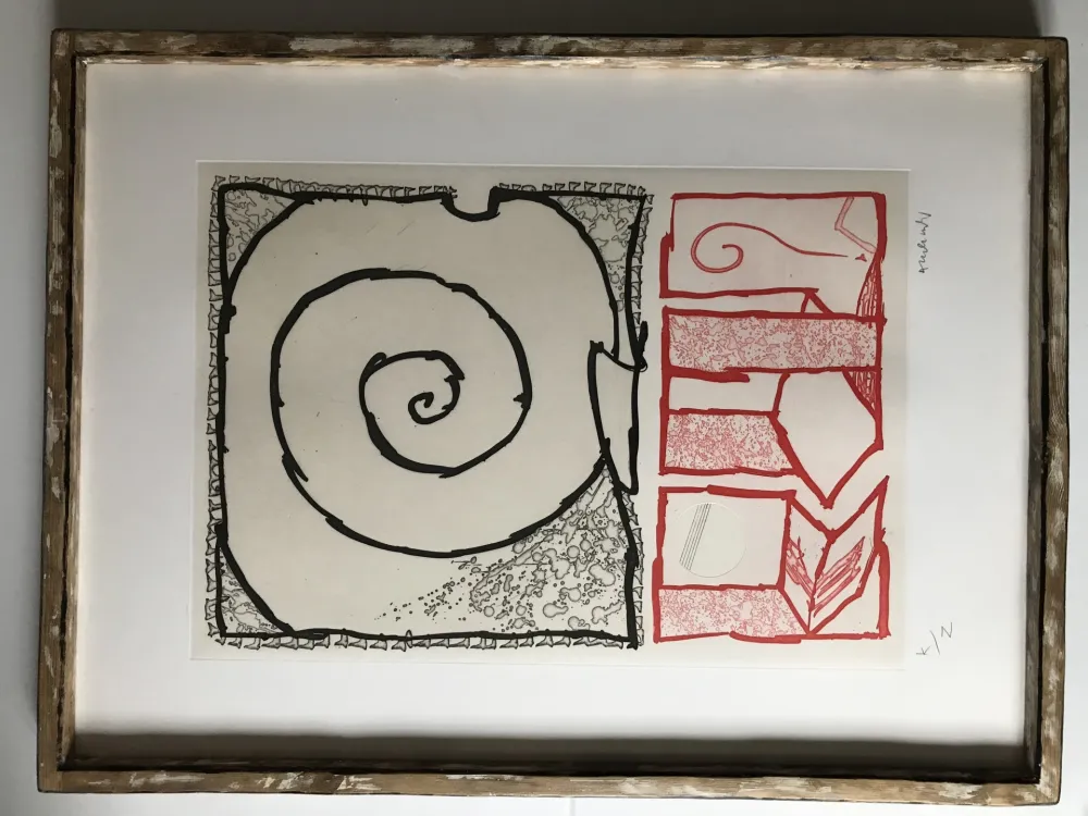 Aguafuerte Y Aguatinta Alechinsky - Composition