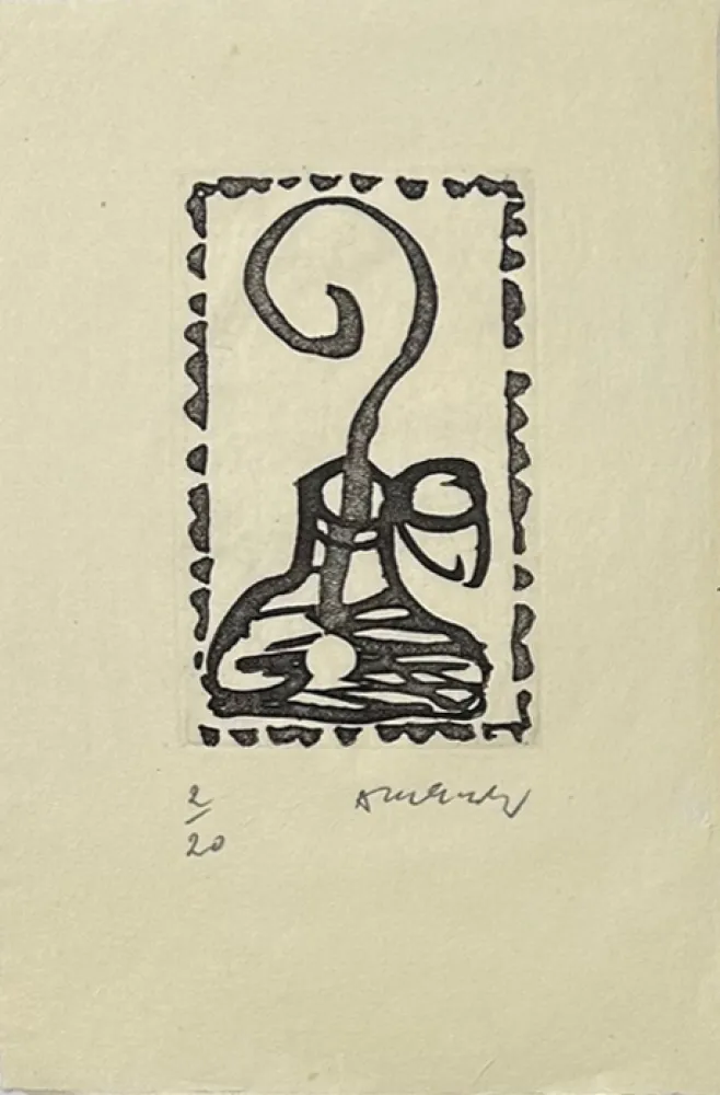 Grabado Alechinsky - Composition