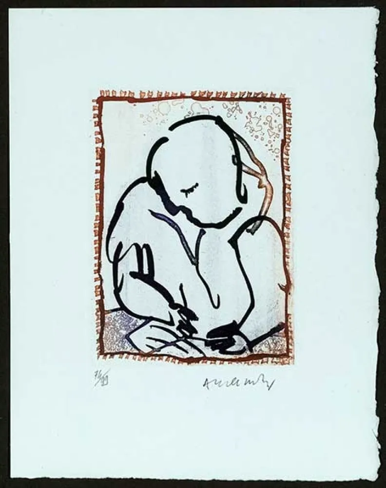 Grabado Alechinsky - Composition