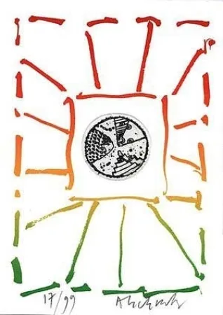 Grabado Alechinsky - Composition