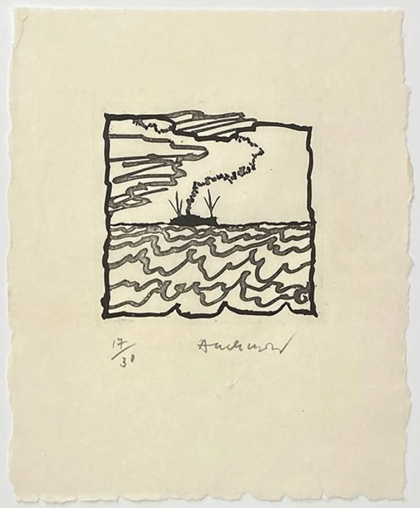 Grabado Alechinsky - Composition